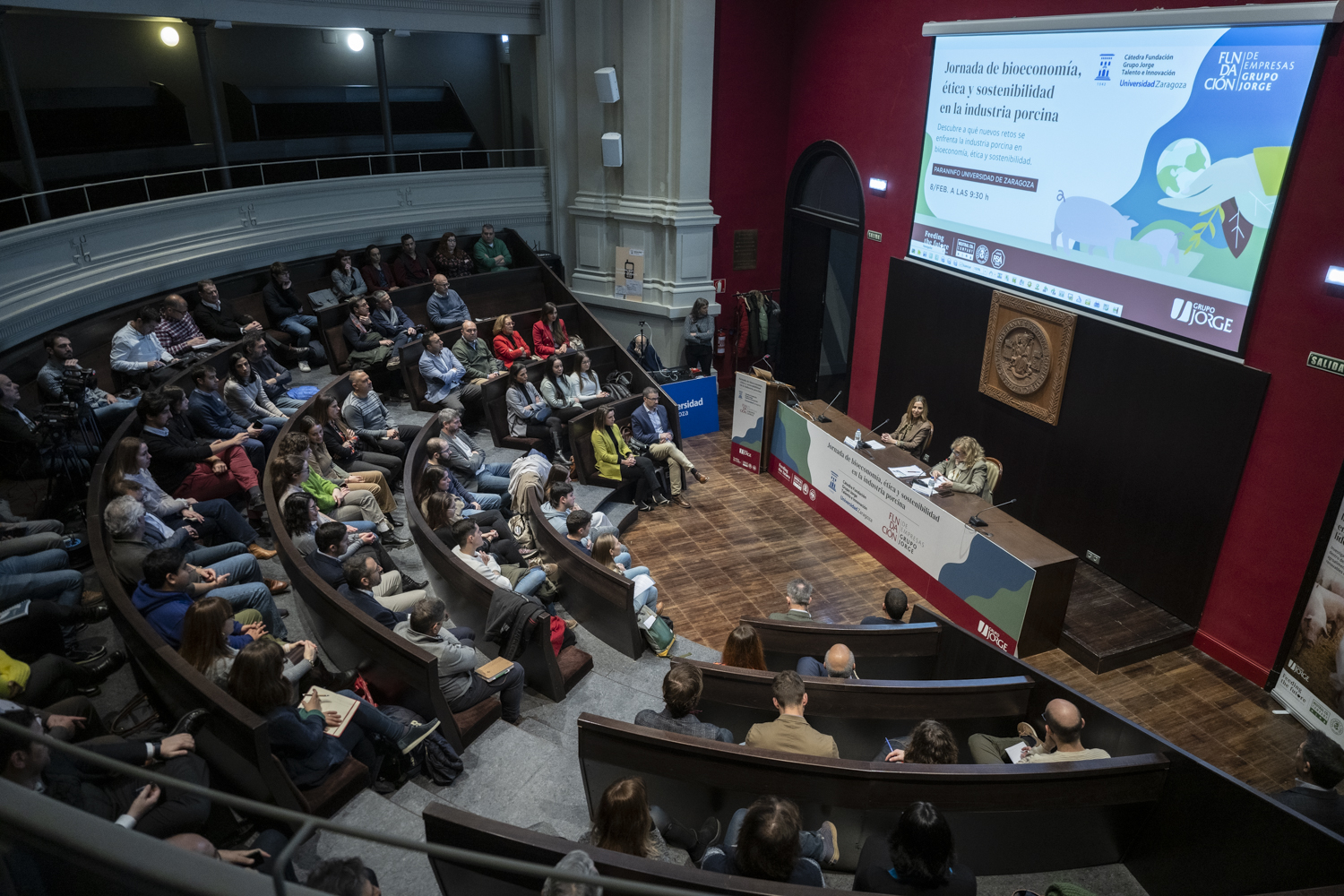 Jornada de bioeconomía, ética y sostenibilidad en la industria porcina en la Universidad de Zaragoza