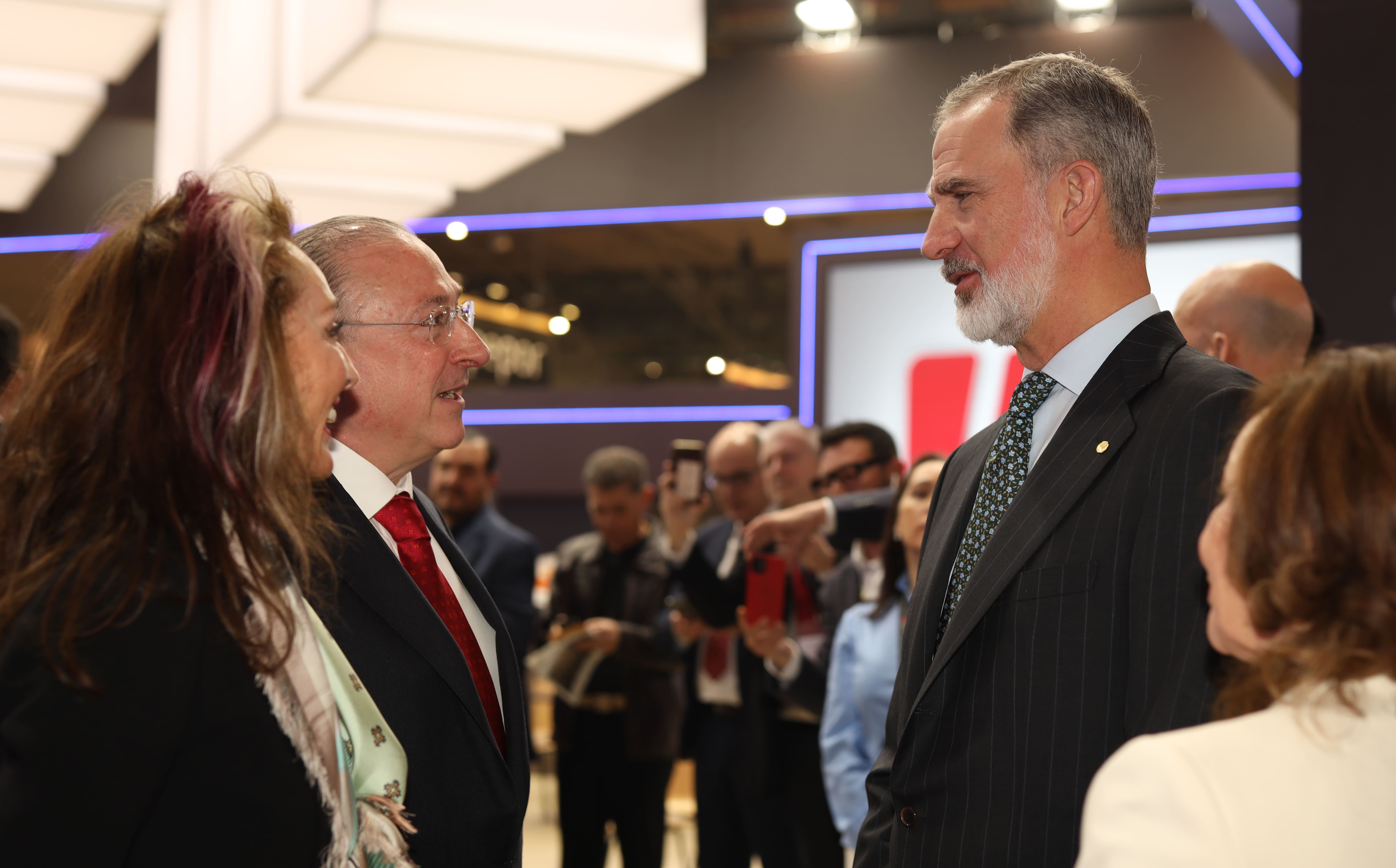 Grupo Jorge receives a visit from King Felipe VI at Alimentaria 2024