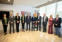 Dirección de Grupo Jorge y presidente de Aragón Javier Lambán